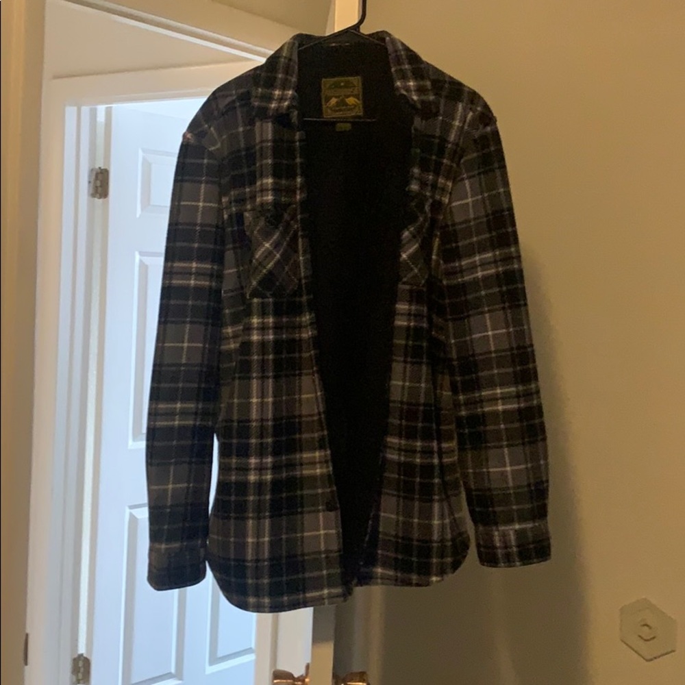 Sherpa lined flannel